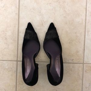 Women’s velvet high heel